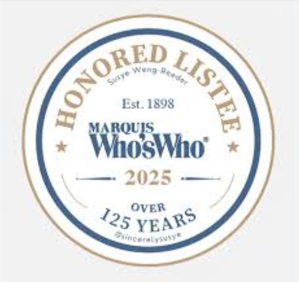 Marquis Who's Who Honored Listee 2025